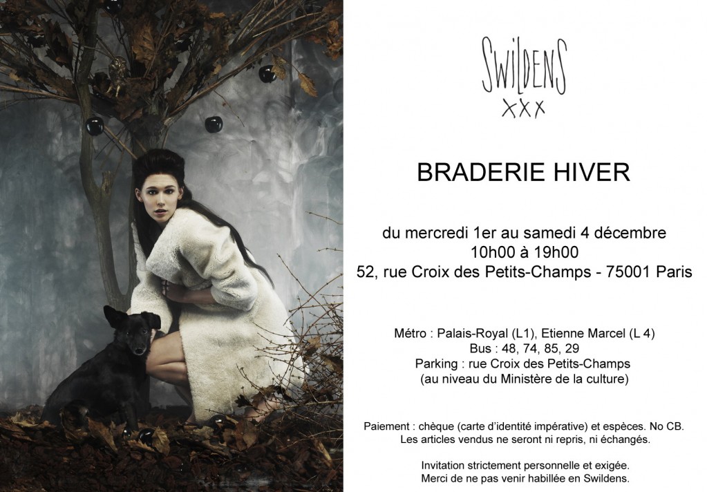 Invitation braderie Swildens