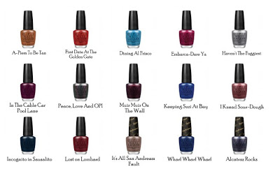 OPI SF Collection OPI SF Collection