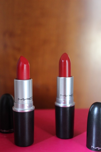 ruby woo et russian red mac cosmetics