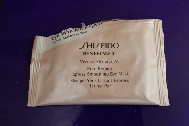 masque yeux shiseido