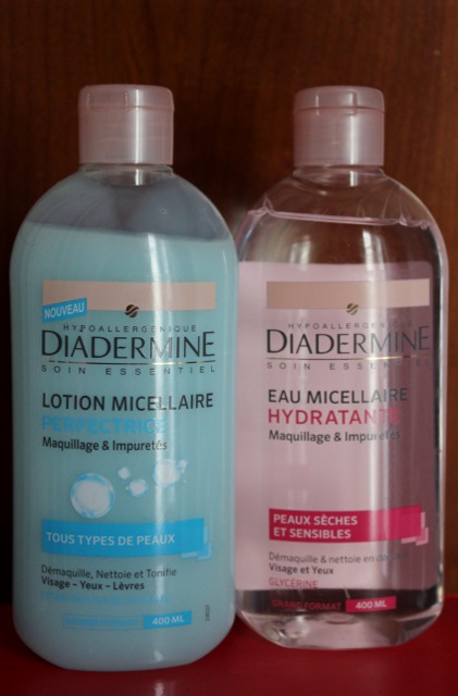 eau et lotion micellaire diadermine