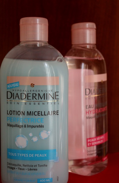 eau et lotion micellaire diadermine