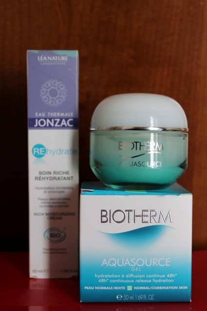 creme hydratante jonzac et biotherm