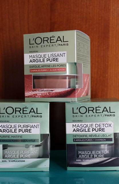 masque argile pure l'oreal