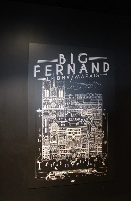 Big Fernand au BHV Marais