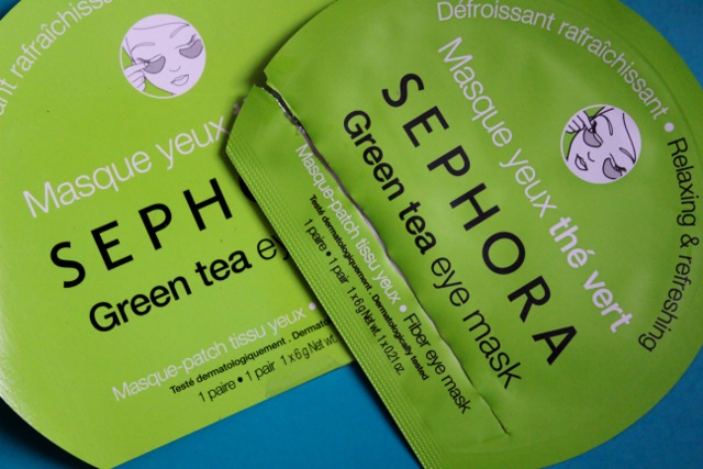 Masque yeux au the vert Sephora