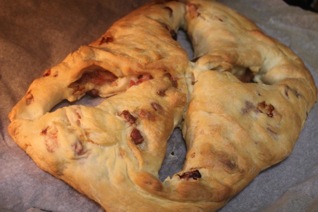 Fougasse aux lardons