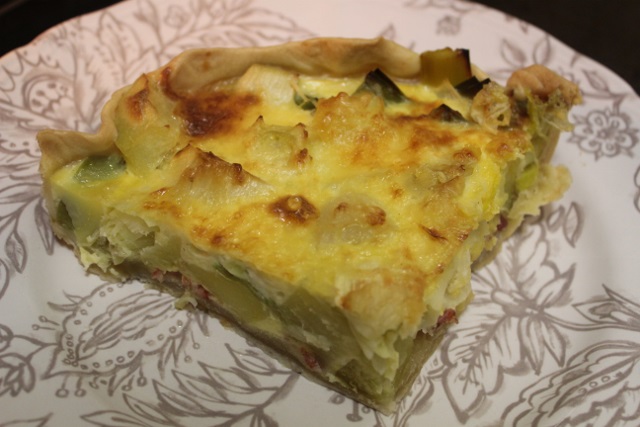 Quiche poireaux-pommes de terre