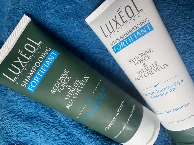 shampoing et après-shampooing fortifiant Luxeol