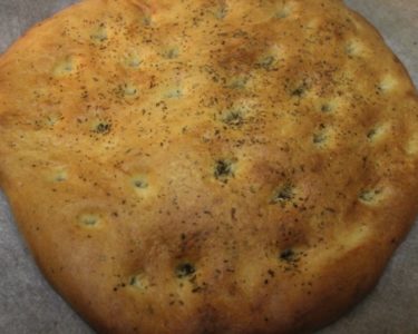 Focaccia aux herbes de Provence