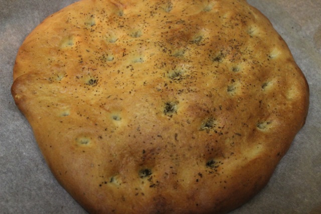 Focaccia aux herbes de Provence