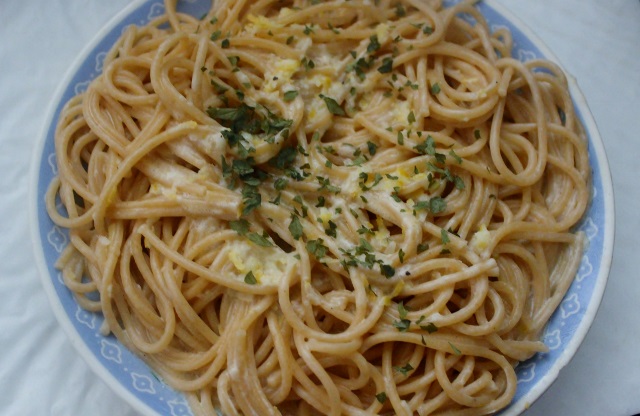 Spaghetti au citron