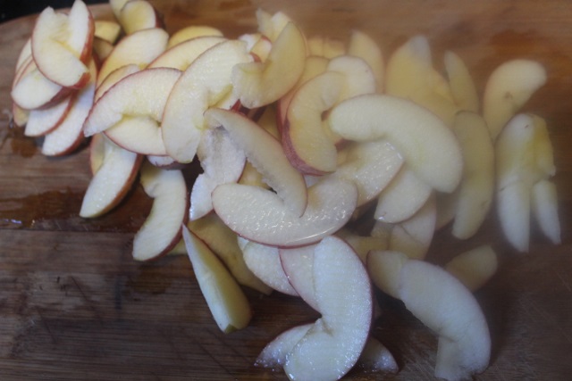 Roses feuilletées aux pommes