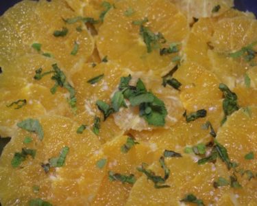 Salade d’orange à la marocaine