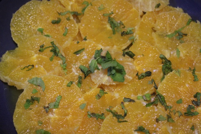 Salade d’orange à la marocaine