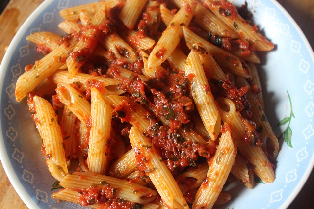 penne arabbiatta